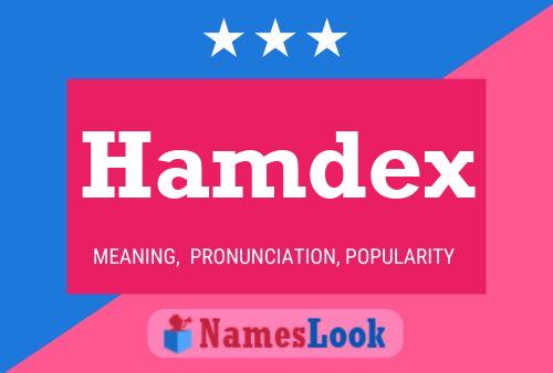 Poster del nome Hamdex