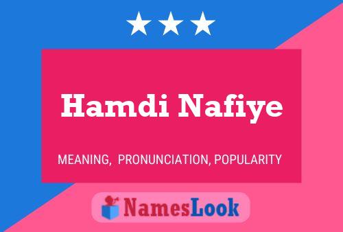 Poster del nome Hamdi Nafiye