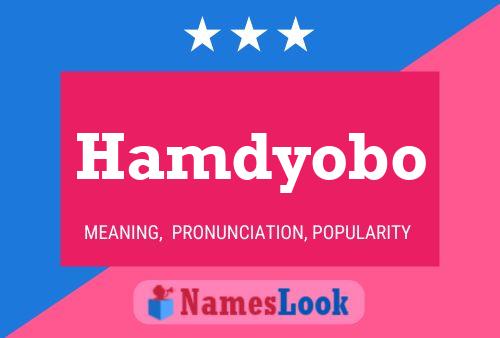 Poster del nome Hamdyobo