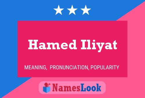 Poster del nome Hamed Iliyat