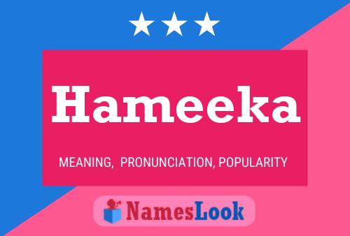 Poster del nome Hameeka