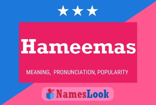 Poster del nome Hameemas