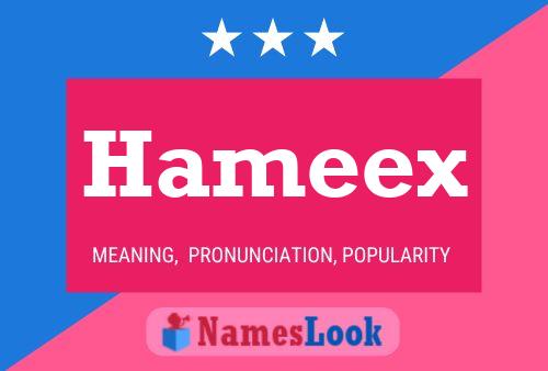 Poster del nome Hameex