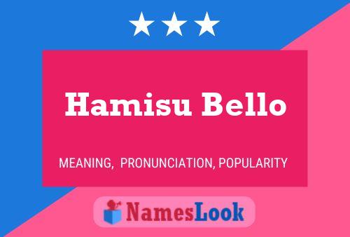 Poster del nome Hamisu Bello