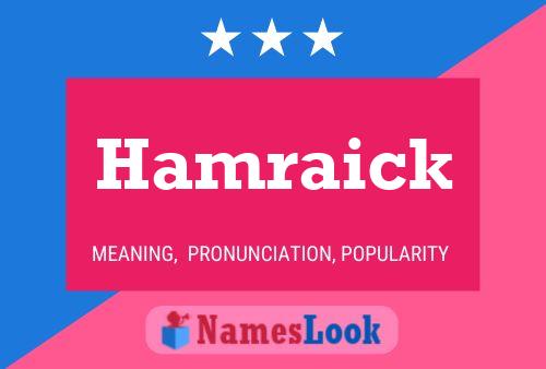 Poster del nome Hamraick