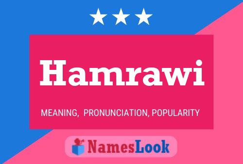 Poster del nome Hamrawi