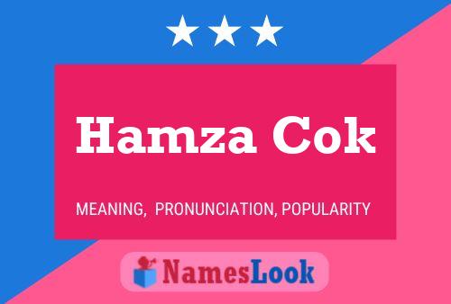 Poster del nome Hamza Cok