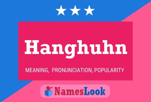 Poster del nome Hanghuhn