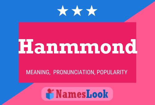 Poster del nome Hanmmond