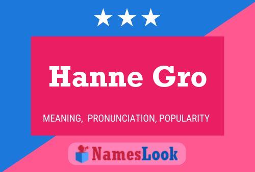 Poster del nome Hanne Gro