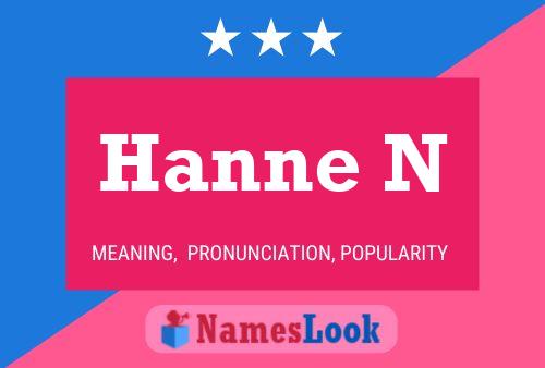 Poster del nome Hanne N