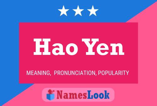 Poster del nome Hao Yen