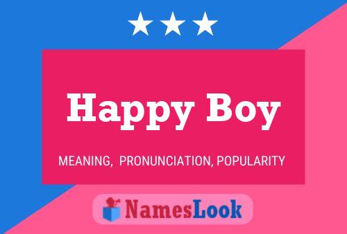 Poster del nome Happy Boy