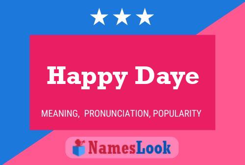 Poster del nome Happy Daye