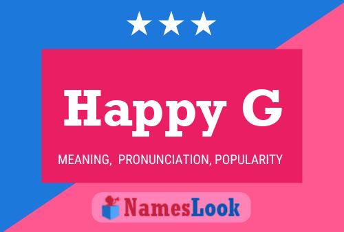 Poster del nome Happy G