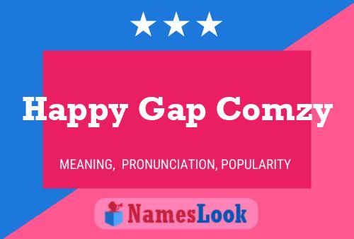 Poster del nome Happy Gap Comzy