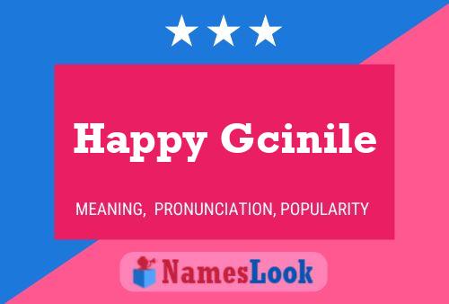 Poster del nome Happy Gcinile