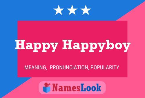 Poster del nome Happy Happyboy