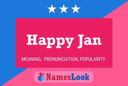 Poster del nome Happy Jan