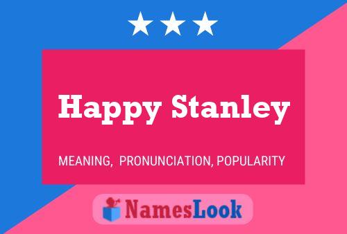 Poster del nome Happy Stanley