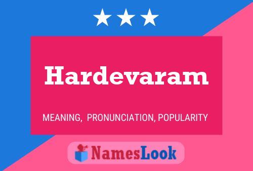 Poster del nome Hardevaram