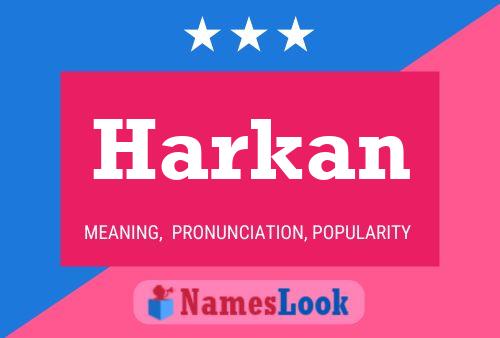 Poster del nome Harkan