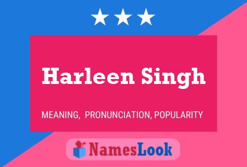 Poster del nome Harleen Singh