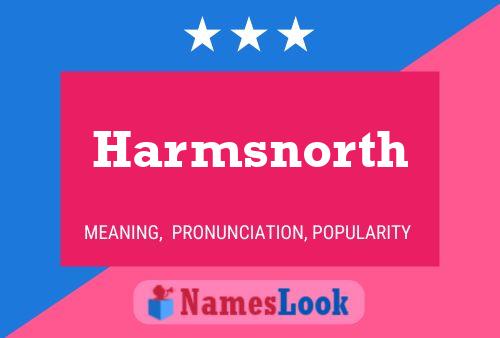 Poster del nome Harmsnorth