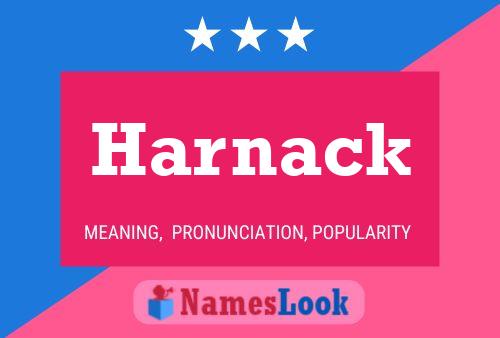 Poster del nome Harnack