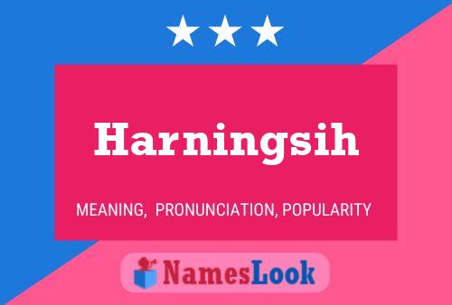 Poster del nome Harningsih