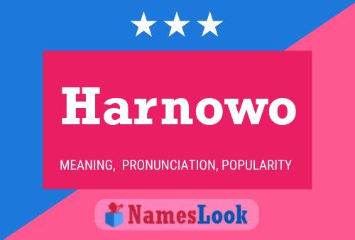 Poster del nome Harnowo