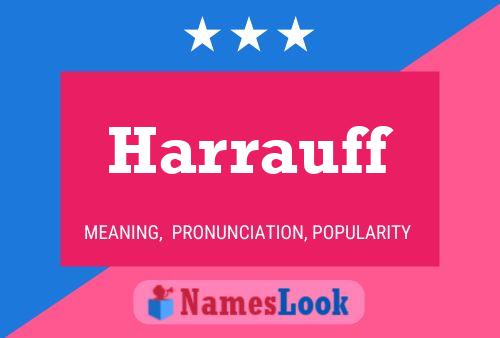 Poster del nome Harrauff