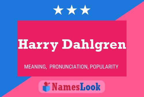 Poster del nome Harry Dahlgren