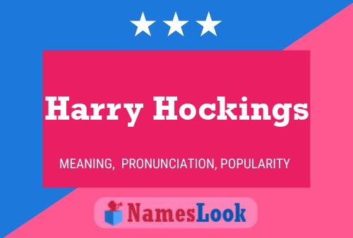 Poster del nome Harry Hockings