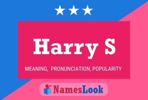 Poster del nome Harry S