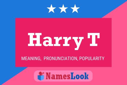 Poster del nome Harry T