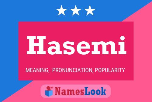 Poster del nome Hasemi