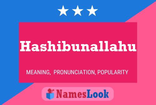 Poster del nome Hashibunallahu