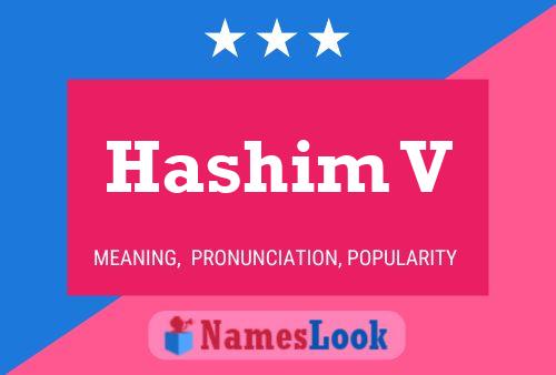 Poster del nome Hashim V