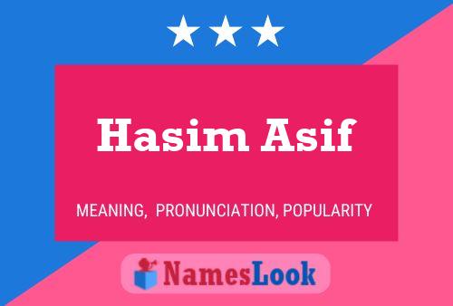 Poster del nome Hasim Asif