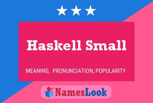 Poster del nome Haskell Small