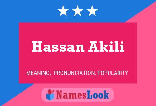 Poster del nome Hassan Akili