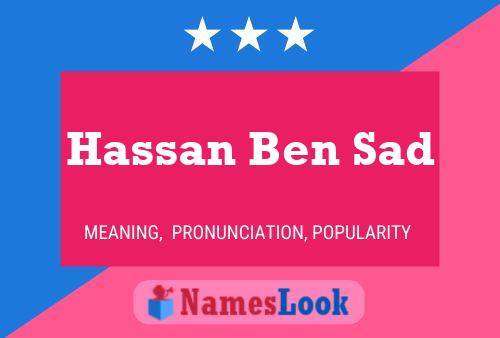 Poster del nome Hassan Ben Sad