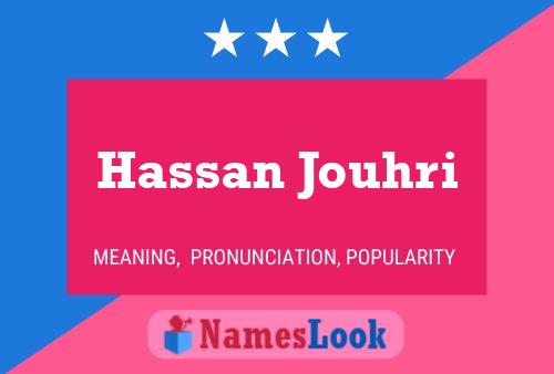 Poster del nome Hassan Jouhri