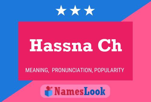 Poster del nome Hassna Ch