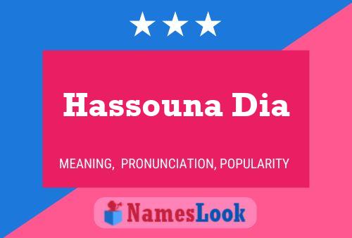 Poster del nome Hassouna Dia