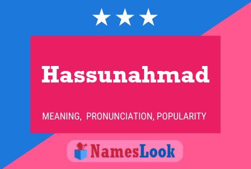 Poster del nome Hassunahmad