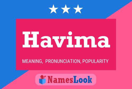 Poster del nome Havima