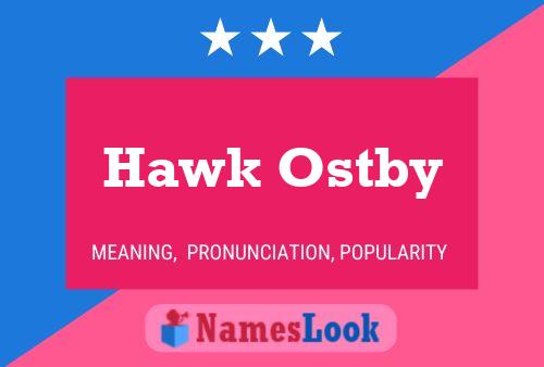 Poster del nome Hawk Ostby