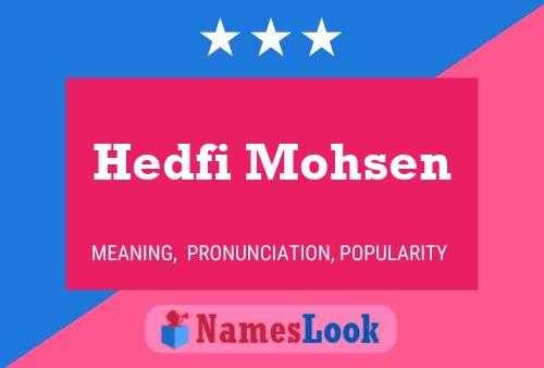 Poster del nome Hedfi Mohsen